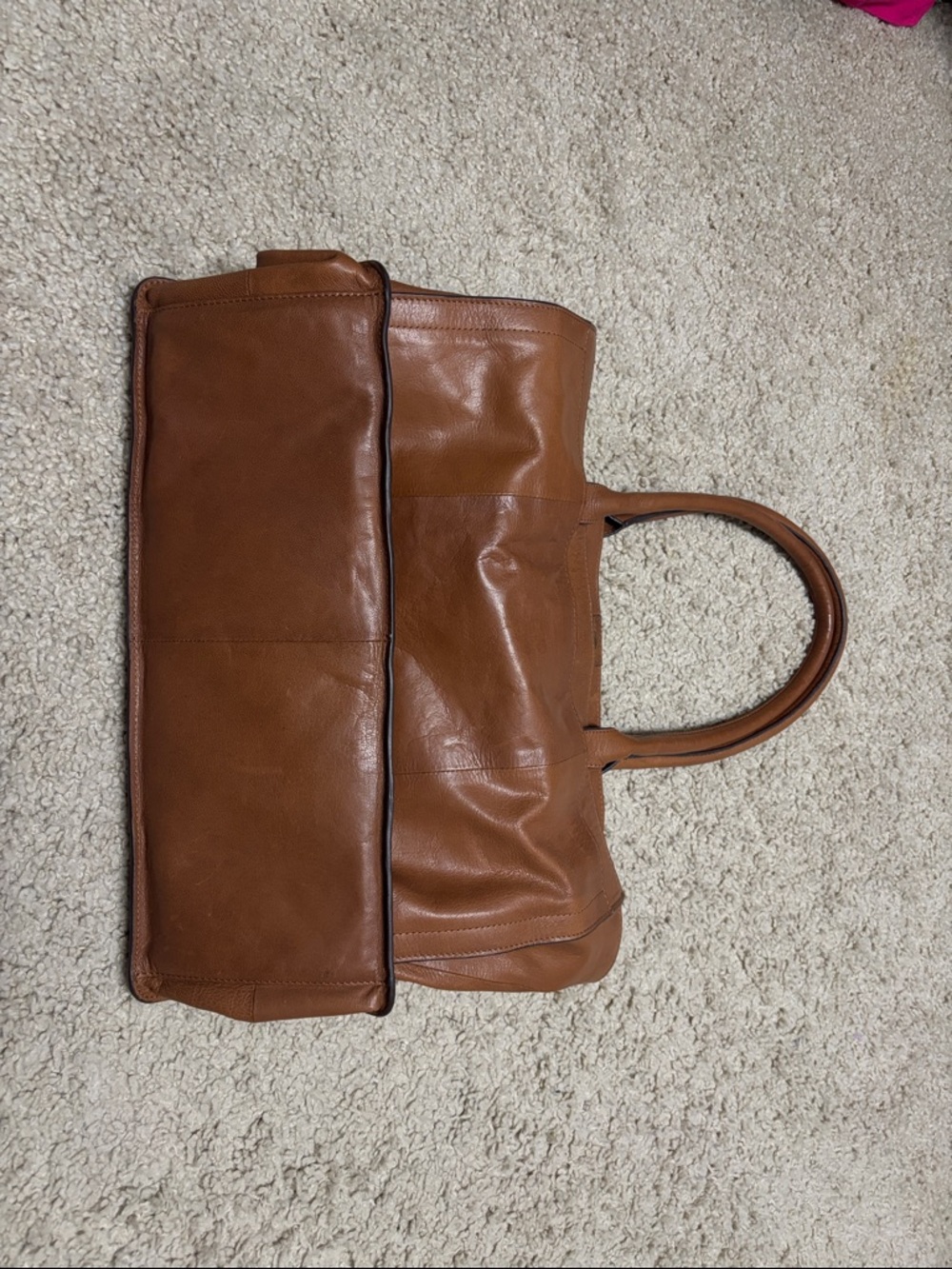 Lucky Brand Tan Soft Leather Handbag - Picture 4 of 6